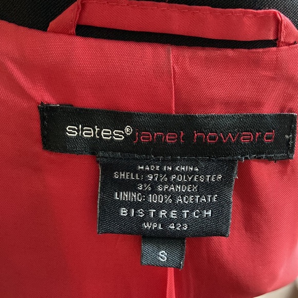 Slates Janet Howard Black Lightweight Overcoat Trench Size Small - Picture 10 of 11